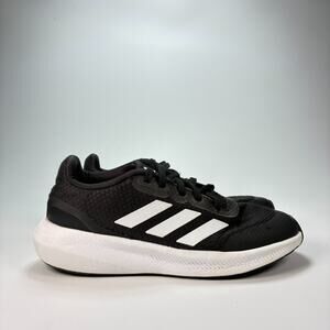 Adidas Runfalcon 3.0 Black White Running Shoes Sneakers HP5845 Youth Size 4
